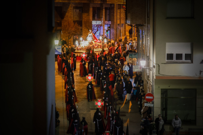 La procesión del Ecce Homo por las calles de Soria.