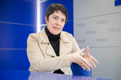 La presidenta de la Asociación Intersectorial de Autónomos de la Provincia de Soria (CEAT), Mercedes Ciria.