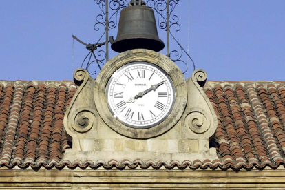 Reloj del Centro Cultural del Palacio de la Audiencia de Soria.