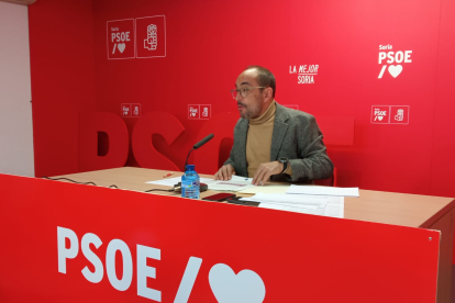 El diputado del PSOE por Soria, Luis Rey.