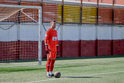 Biel Ribas en un partido de esta temporada con el Talavera.