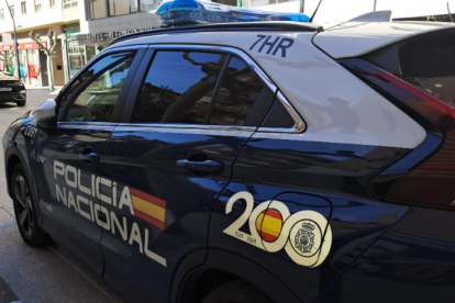 Coche de la Policía Nacional en Soria.