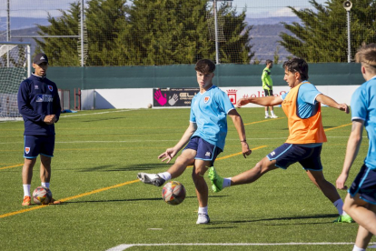 El fútbol base del equipo entrena en la Ciudad Deportiva