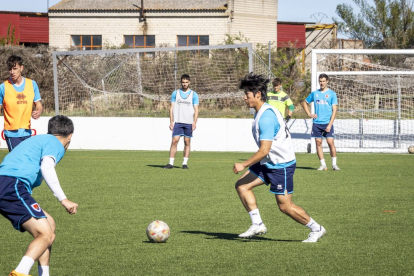 El fútbol base del equipo entrena en la Ciudad Deportiva