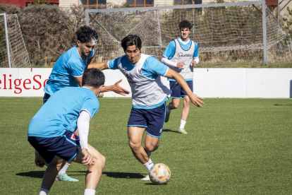 El fútbol base del equipo entrena en la Ciudad Deportiva