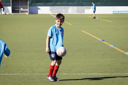 El fútbol base del equipo entrena en la Ciudad Deportiva