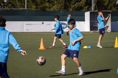 El fútbol base del equipo entrena en la Ciudad Deportiva