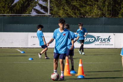 El fútbol base del equipo entrena en la Ciudad Deportiva