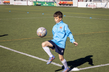 El fútbol base del equipo entrena en la Ciudad Deportiva