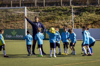 El fútbol base del equipo entrena en la Ciudad Deportiva