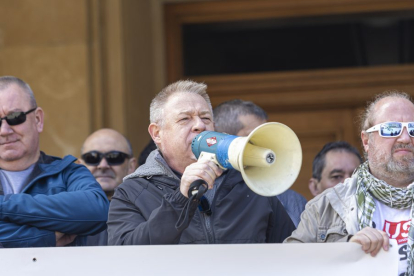 Protesta de los trabajadores municipales