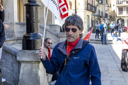 Protesta de los trabajadores municipales