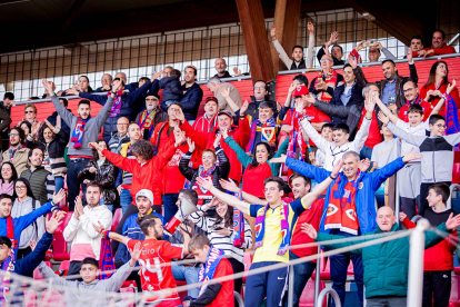 La afición del Numancia ha respaldado al equipo durante todo el curso.