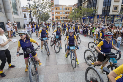 Las ciclistas recibieron una gran acogida a su llegada