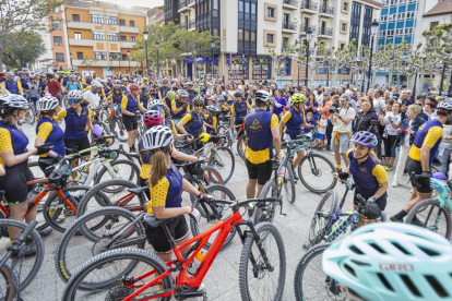 Las ciclistas recibieron una gran acogida a su llegada