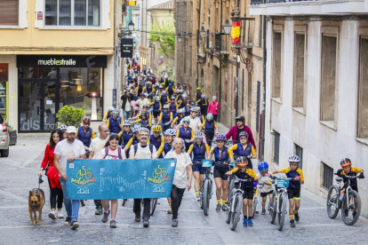 Las ciclistas recibieron una gran acogida a su llegada