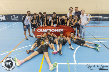 El Club Soria Baloncesto Codesian A, campeón de la Copa de Castilla y León infantil.