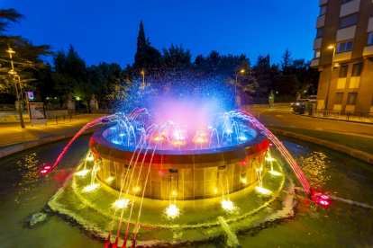 Fuente de la glorieta Ingeniero Javier Lapuerta