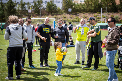 Los más pequeños aficionados al rugby han disfrutado en Soria de un torneo de canteras.