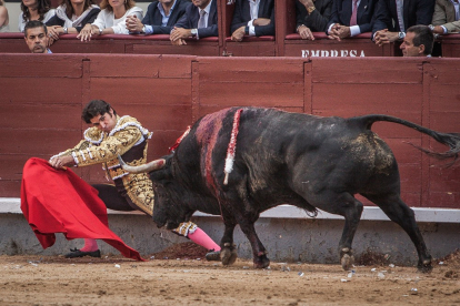 Cayetano, en el coso de San Benito en unos pasados sanjuanes.