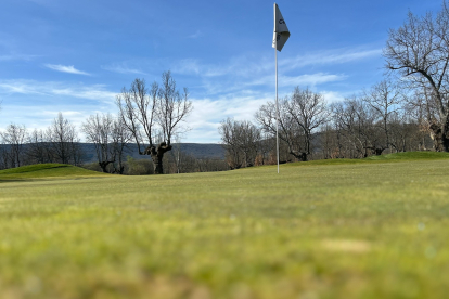 Instalaciones del campo de golf en Pedrajas.