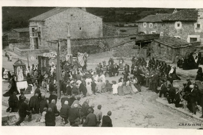 Procesión Nuestra Sra. de la Esperanza en El Royo en 1915