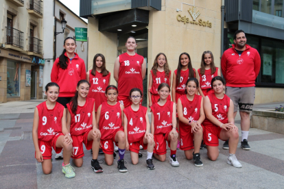 La selección soriana femenina de jóvenes talentos.