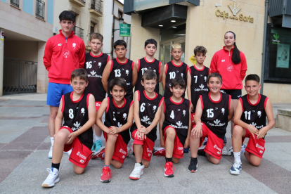 La selección soriana masculina del programa de detección de talentos.