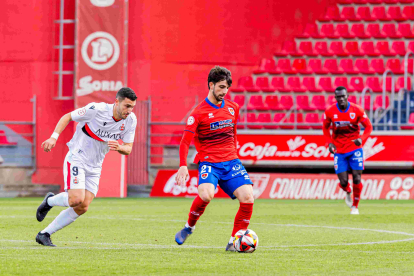 Cristian Delgado no descarta su continuidad en el Numancia.