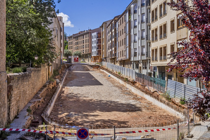 Obras del parking de la calle Doctrina.