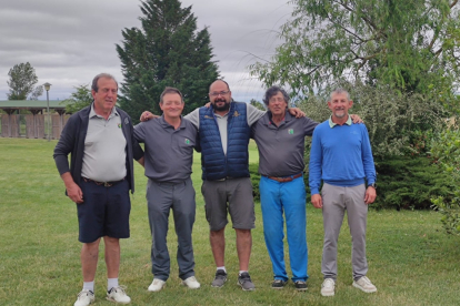 Equipo del Club de Golf Soria que ha competido en la Liga de Clubes.