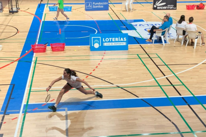 Jimena Ayllón durante la competición celebrada en Huelva.