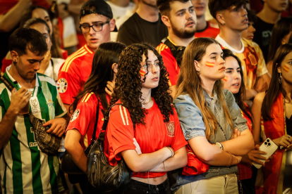 Explosión de alegría por la clasificación de la selección.