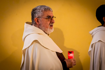 La procesión a su llegada a la Iglesia del Carmen