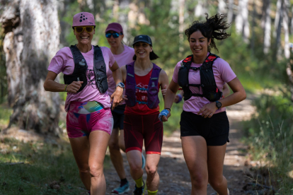 Uno de los entrenamientos por la comarca de Pinares.