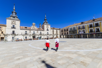 Plaza Mayor de El Burgo de Osma, en una foto de archivo