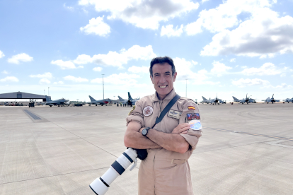 El piloto soriano del Ejército Español del Aire y del Espacio, Santos Cabrejas.