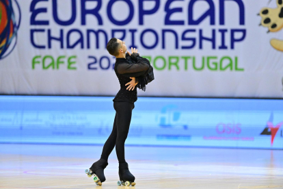 Héctor Díez Severino durante su actuación en el Europeo 2024 de Portugal.