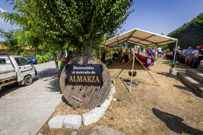 Almarza tuvo sus calles llenas de visitantes toda la jornada