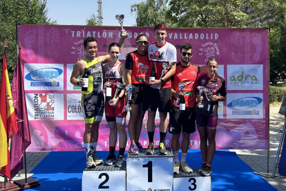 La atleta del Numantino en el Pódium de Valladolid