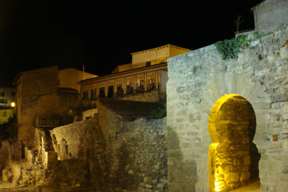 Foto nocturna de archivo de Ágreda.