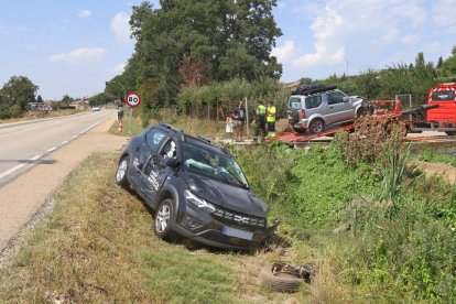 Vehículos implicados en el accidente de tráfico.