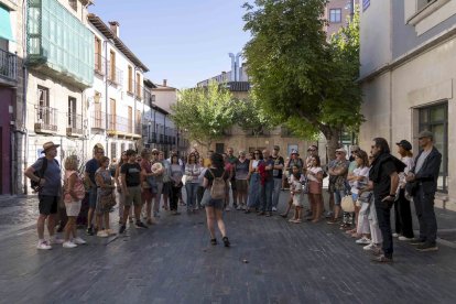 Los actores se encontraban en los principales monumentos de Soria