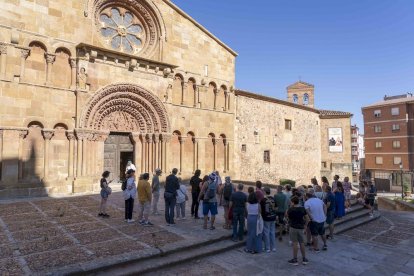 Los actores se encontraban en los principales monumentos de Soria