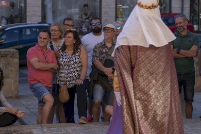 Los actores se encontraban en los principales monumentos de Soria