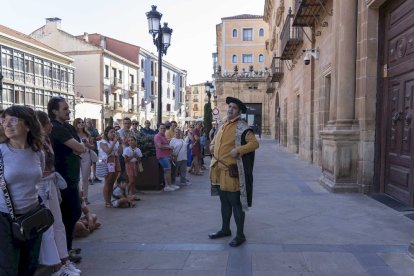 Los actores se encontraban en los principales monumentos de Soria