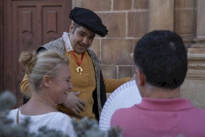 Los actores se encontraban en los principales monumentos de Soria