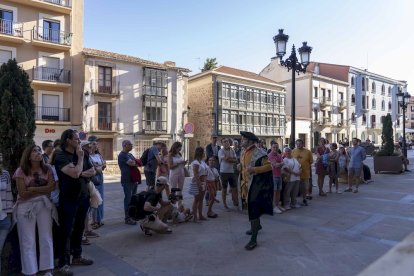 Los actores se encontraban en los principales monumentos de Soria