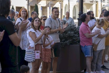 Los actores se encontraban en los principales monumentos de Soria