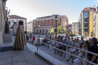 Los actores se encontraban en los principales monumentos de Soria